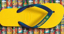 Chinelos havaianas, da Alpargatas