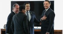 Bolsonaro e Davi Alcolumbre