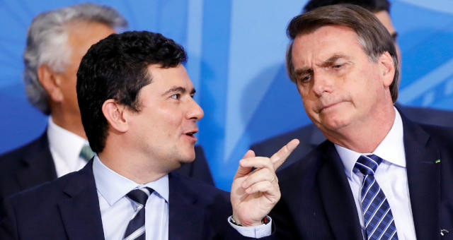 Jair Bolsonaro e Sergio Moro