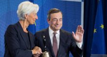 Christine Lagarde e Mario Draghi