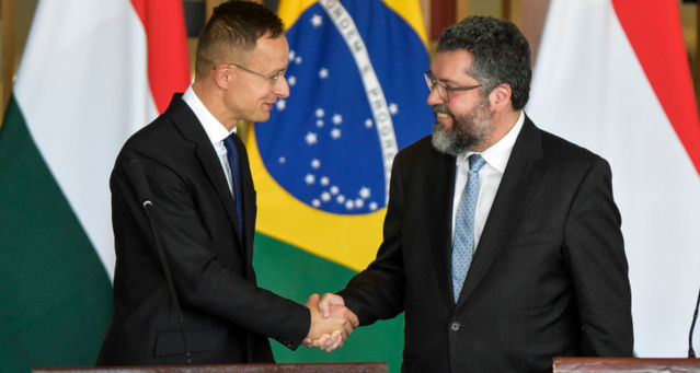 Ernesto Araújo e Péter Szijjártó