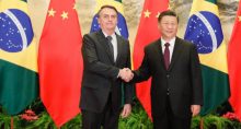 Jair Bolsonaro e Xi Jiping