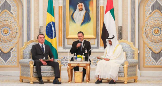 Jair Bolsonaro Mohammed bin Zayed Al Nahyan