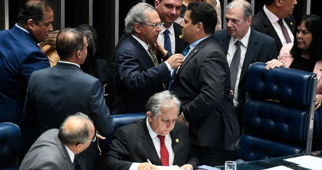 Paulo Guedes Davi Alcolumbre Senado