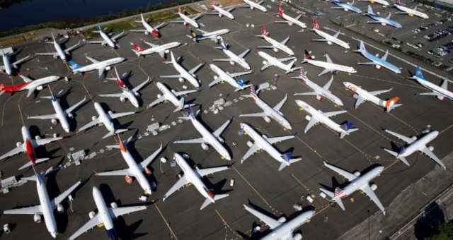 Aviões do modelo Boeing 737 MAX