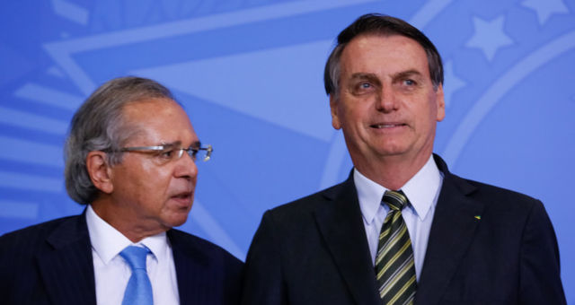 Paulo Guedes e Jair Bolsonaro