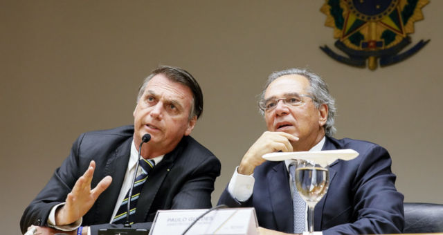 Jair Bolsonaro e Paulo Guedes