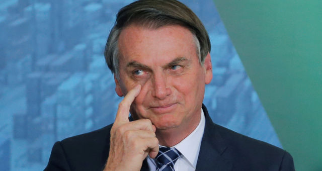 Presidente Jair Bolsonaro no Palácio do Planalto