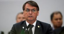 Presidente Jair Bolsonaro durante reunião do Mercosul em Bento Gonçalves