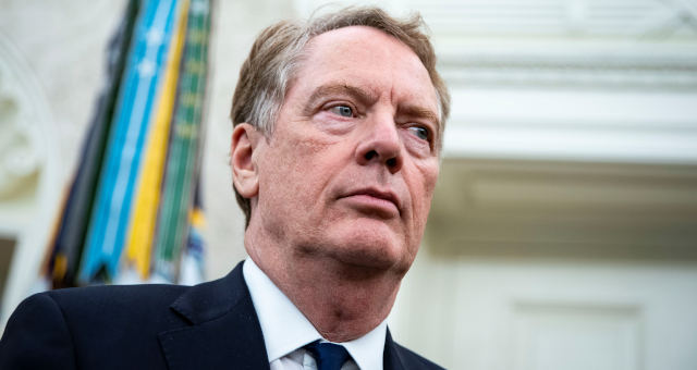 O representante comercial dos EUA, Robert Lighthizer