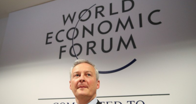 Fórum Econômico Mundial Ministro das Finanças francês, Bruno Le Maire