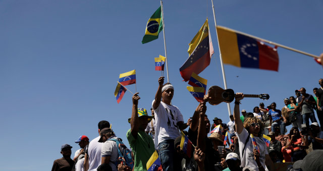 Protestos Venezuela Brasil