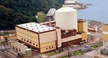 Central Nuclear Almirante Álvaro Alberto (Angra 1), situada no município de Angra dos Reis, Rio de Janeiro.