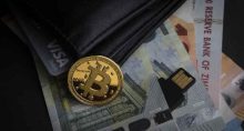 bitcoin cédulas dinheiro carteira