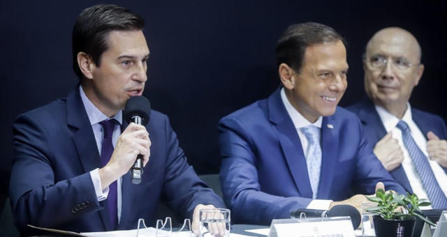 Gustavo Junqueira, João Dória e Henrique Meirelles