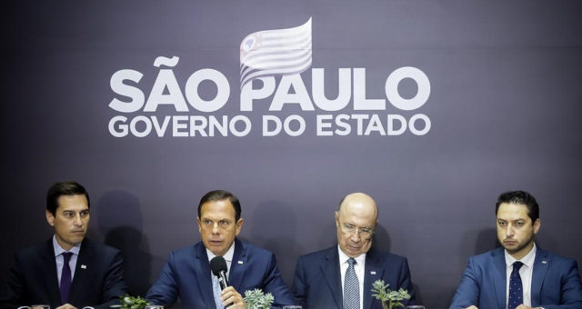 João Doria, Henrique Meirelles, Gustavo Junqueira SP