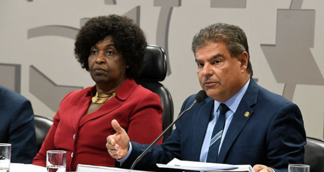 Benedita da Silva e Nelsinho Trad