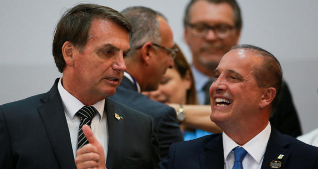 Jair Bolsonaro e Onyx Lorenzoni 