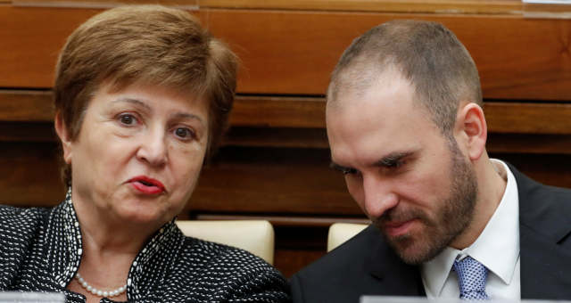 Kristalina Georgieva e Martín Guzmán