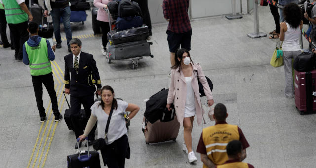 Turismo Aeroporto Coronavírus Máscaras