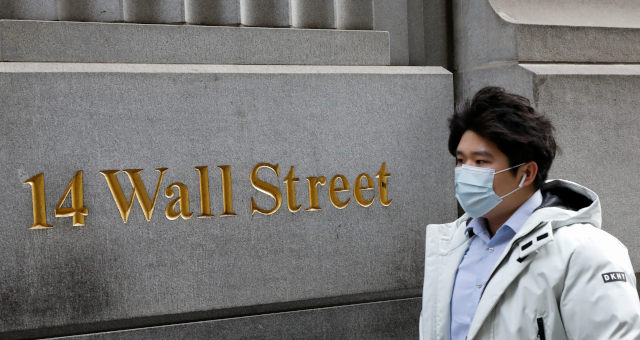 Wall Street Mercados Máscaras Coronavírus