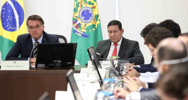 Jair Bolsonaro e Hamilton Mourão