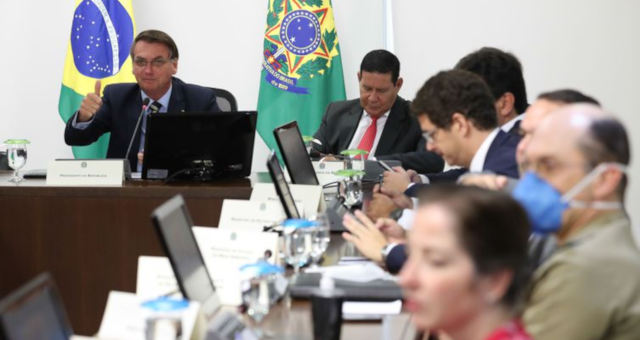 Jair Bolsonaro e Hamilton Mourão