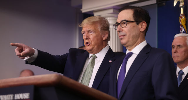 Donald Trump e Steven Mnuchin