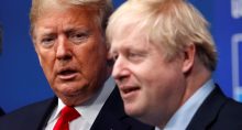 Boris Johnson Donald Trump EUA Reino Unido