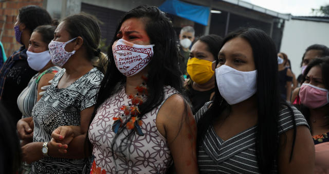 Índios Indígenas Coronavírus Máscaras