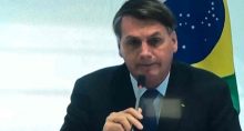 Jair Bolsonaro, na reunião ministerial de 22 de abril de 2020