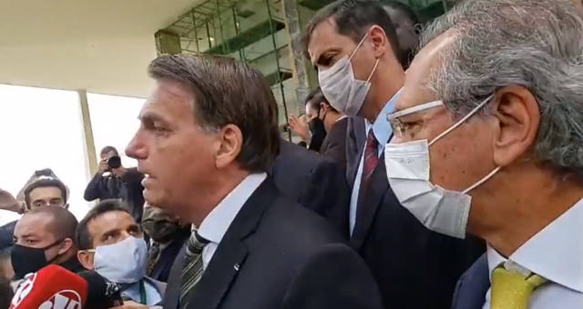 Jair Bolsonaro e Paulo Guedes