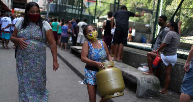 coronavírus Gás de cozinha