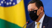 Vice-presidente Hamilton Mourão no Palácio do Planalto