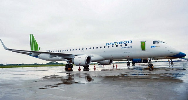 Bamboo Airways, jato E195 da Embraer