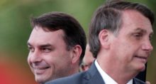 Flavio e Jair bolsonaro