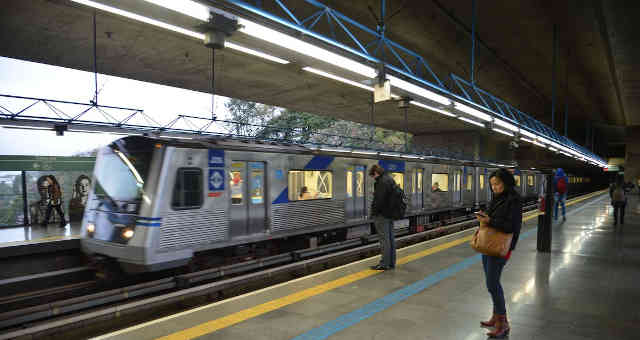 Estação Sumaré da linha verde do metrô de São Paulo.