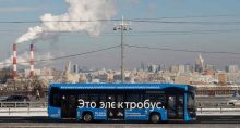 Transportes-Moscou-Ônibus Elétrico