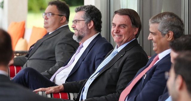 Jair Bolsonaro e Ernesto Araújo