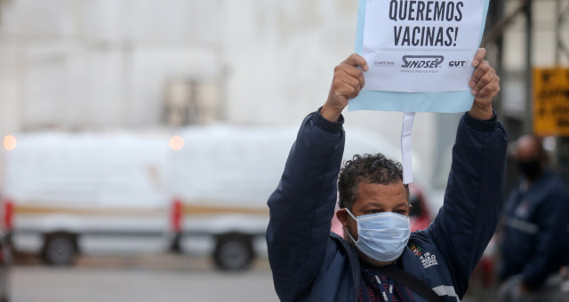 Coronavírus Máscara Protesto