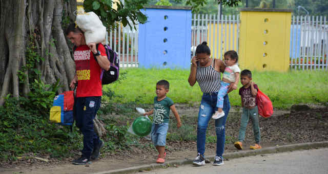 Migrantes venezuelanos