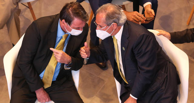 Jair Bolsonaro e Paulo Guedes