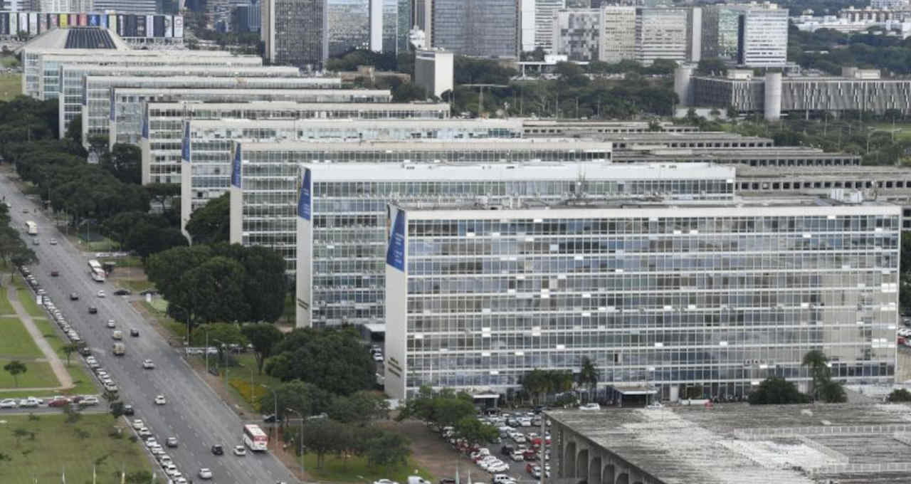 Esplanada dos Ministérios, em Brasília, onde trabalham milhares de servidores