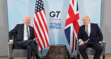 Joe Biden e Boris Johnson