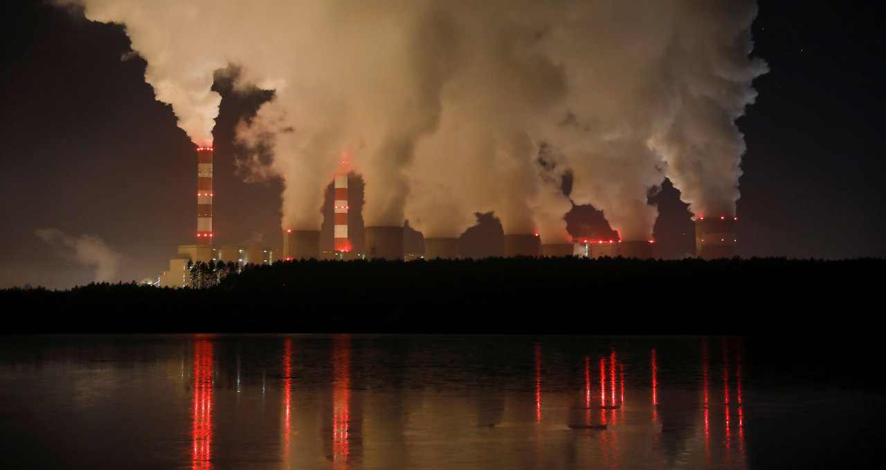 Usina de energia movida a carvão