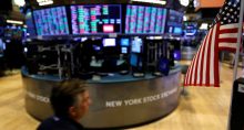 Bolsa em Nova York EUA Wall Street