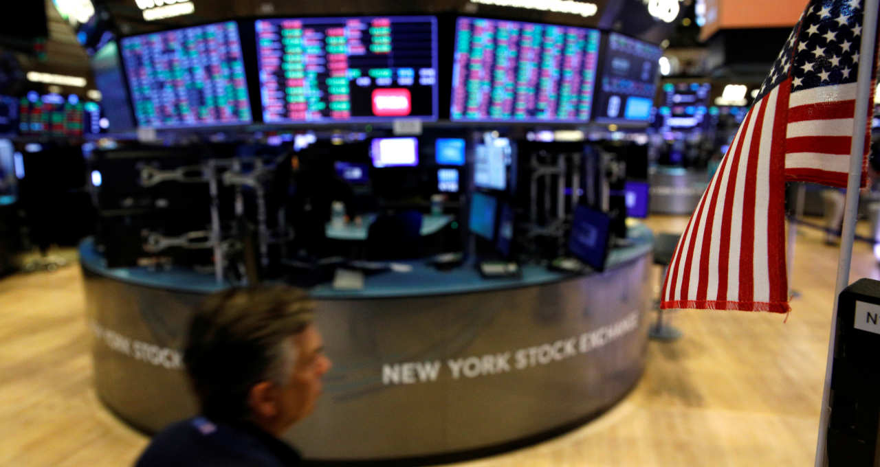 Bolsa em Nova York EUA Wall Street