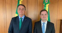 Jair Bolsonaro e Bruno Bianco