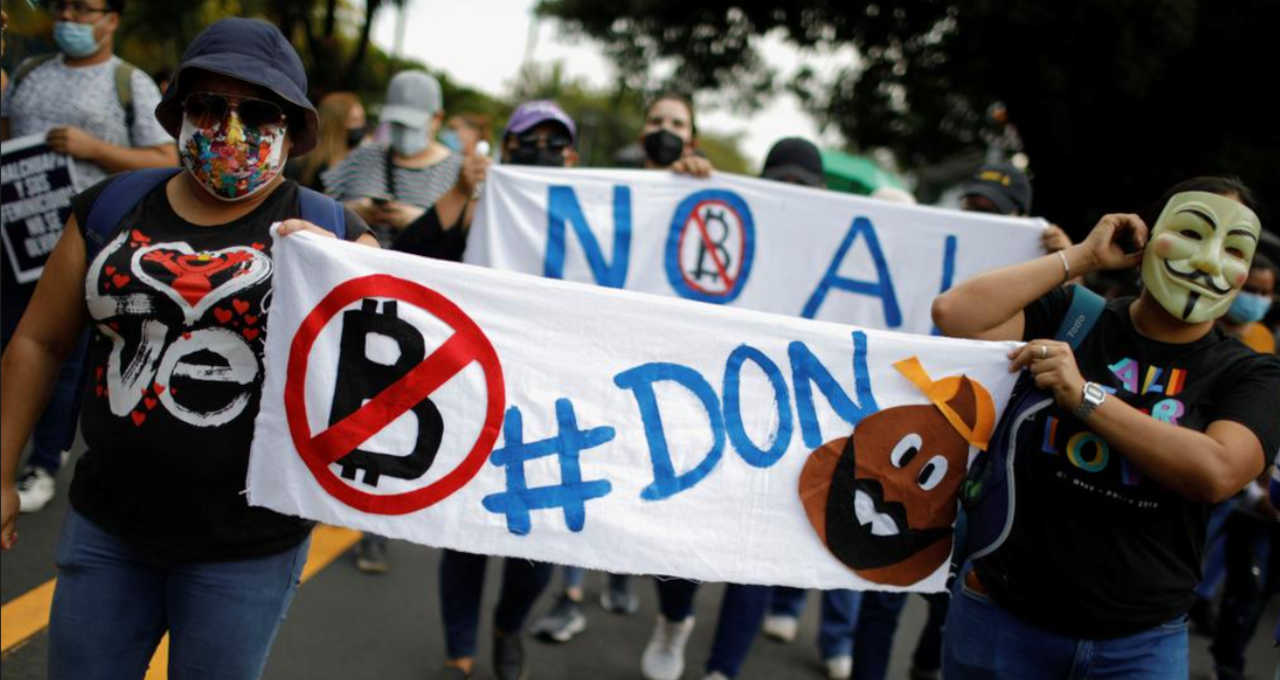 Protesto El Salvador