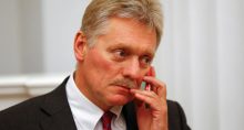 Porta-voz do Kremlin, Dmitry Peskov, durante entrevista coletiva em Moscou